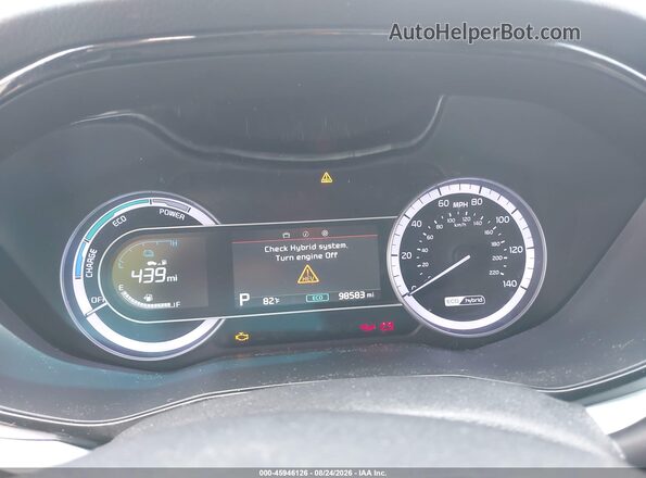 KNDCB3LC8L5396071 2020 KIA NIRO Silver Հետևի նստատեղերի տեսք