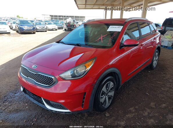 KNDCB3LC9J5164639 2018 KIA NIRO Red Vista tres cuartos delantera izquierda