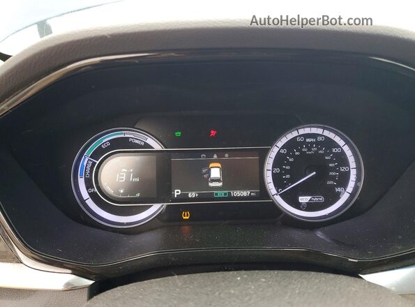 KNDCB3LC9L5438912 2020 KIA NIRO Blue Widok zestawu wskaźników