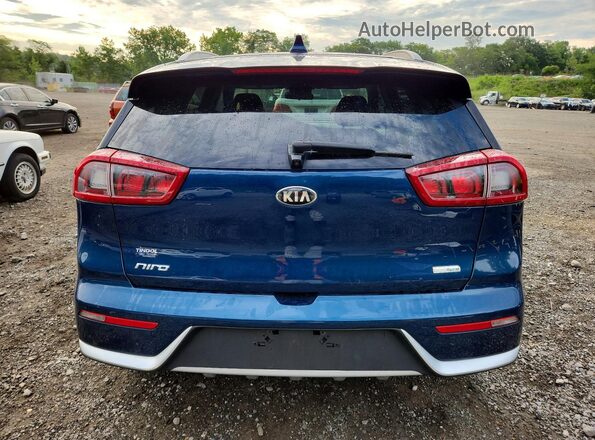 KNDCB3LCXH5074829 2017 KIA NIRO Синий Вид сзади