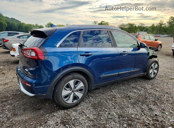 KNDCB3LCXH5074829 2017 KIA NIRO Синий Задняя правая четверть