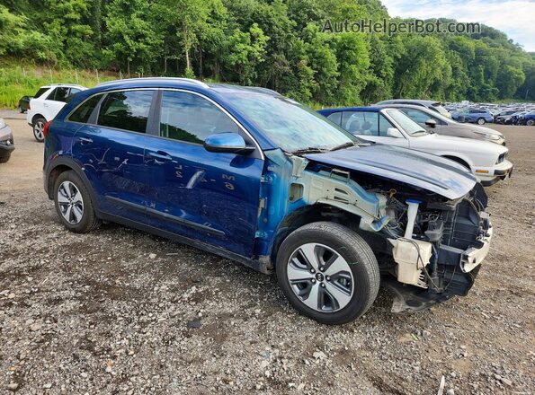 KNDCB3LCXH5074829 2017 KIA NIRO Синий Передняя правая четверть