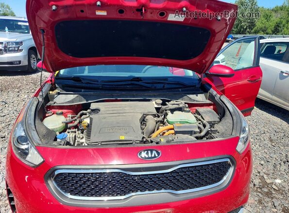 KNDCB3LCXJ5124117 2018 KIA NIRO Red Vista interior trasera