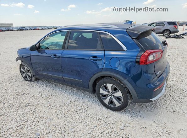 KNDCB3LCXJ5128491 2018 KIA NIRO Синий Задняя левая четверть