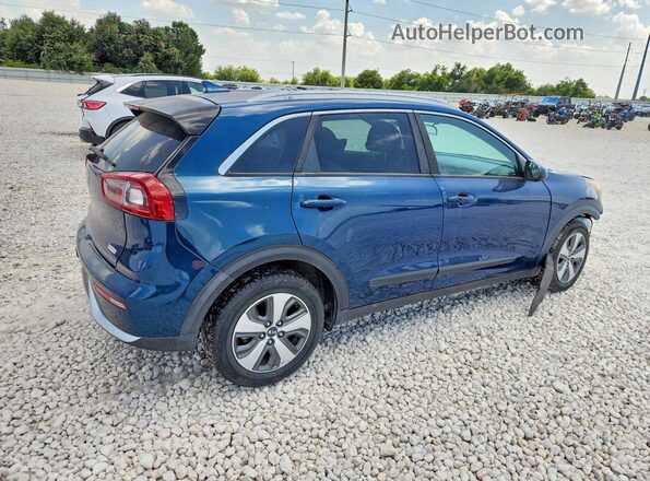 KNDCB3LCXJ5128491 2018 KIA NIRO Синий Задняя правая четверть