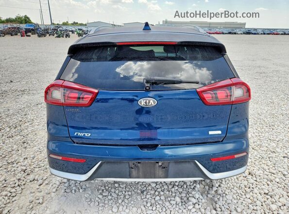 KNDCB3LCXJ5128491 2018 KIA NIRO Синий Вид сзади