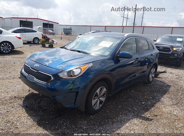 KNDCB3LCXK5341054 2019 KIA NIRO Синий Передняя левая четверть