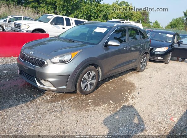 KNDCC3LC0H5077851 2017 KIA NIRO Серый Передняя левая четверть