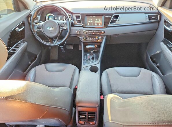 KNDCC3LC0K5221115 2019 KIA NIRO Gray Dashboard view