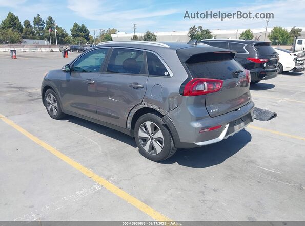 KNDCC3LC1H5057785 2017 KIA NIRO Gray Задня ліва чверть