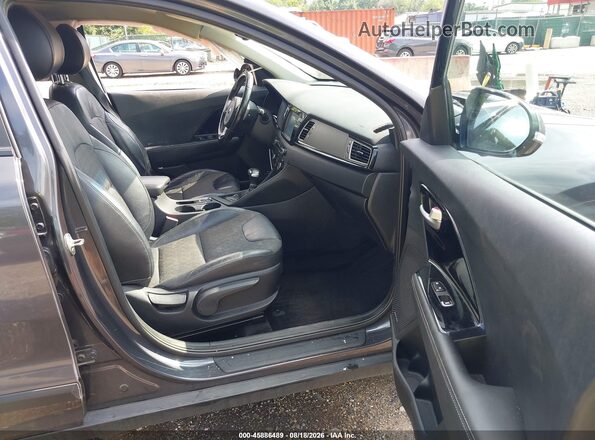 KNDCC3LC2J5138431 2018 KIA NIRO HYBRID Gray Вид салону спереду