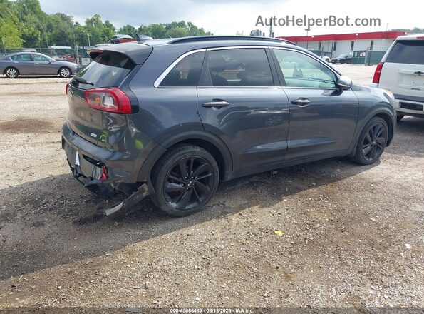 KNDCC3LC2J5138431 2018 KIA NIRO HYBRID Gray Задня права чверть