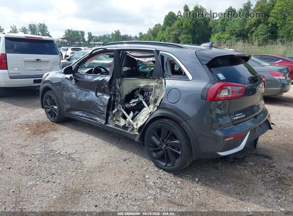 KNDCC3LC2J5138431 2018 KIA NIRO HYBRID Gray Задня ліва чверть