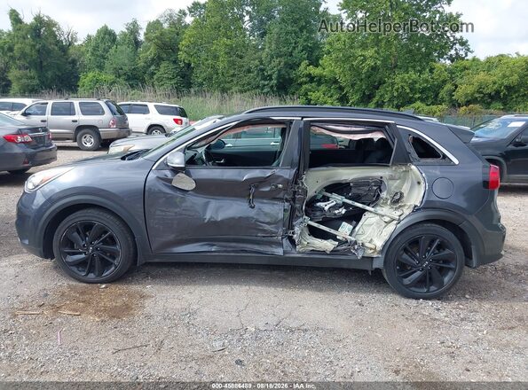 KNDCC3LC2J5138431 2018 KIA NIRO HYBRID Gray Панорамний вид салону 360°