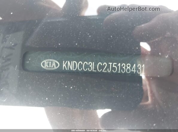 KNDCC3LC2J5138431 2018 KIA NIRO HYBRID Gray Вид підкапотного простору