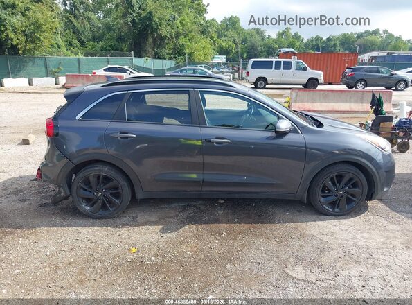 KNDCC3LC2J5138431 2018 KIA NIRO HYBRID Gray Вид задньої частини салону