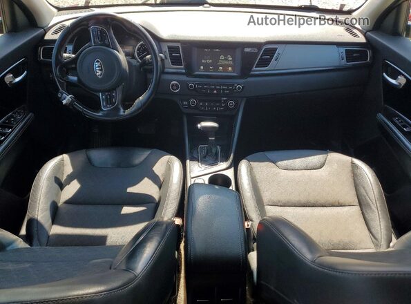 KNDCC3LC2K5220161 2019 KIA NIRO Red Widok deski rozdzielczej