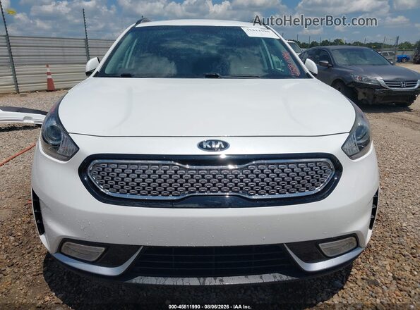 KNDCC3LC3H5080792 2017 KIA NIRO Белый Вид щитка приборов