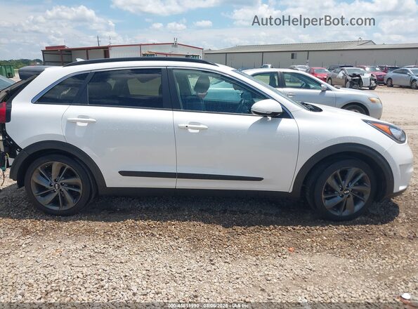 KNDCC3LC3H5080792 2017 KIA NIRO Белый Вид задней части салона