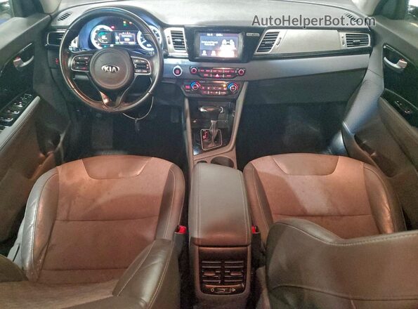 KNDCC3LC3H5095812 2017 KIA NIRO White Vista del salpicadero