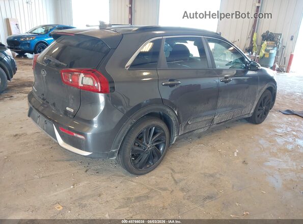 KNDCC3LC3J5147915 2018 KIA NIRO Gray უკანა მარჯვენა