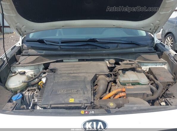 KNDCC3LC4H5061183 2017 KIA NIRO White Вид ззаду