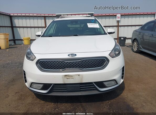 KNDCC3LC4H5061183 2017 KIA NIRO White Вид задньої частини салону