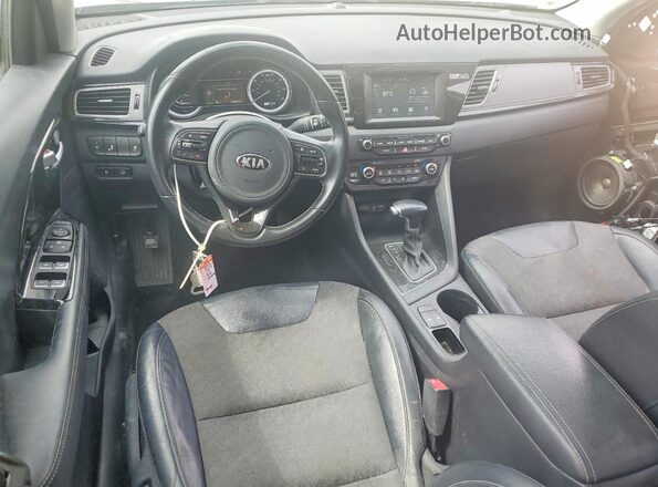 KNDCC3LC5H5037507 2017 KIA NIRO Brown წინა პანელის ხედი
