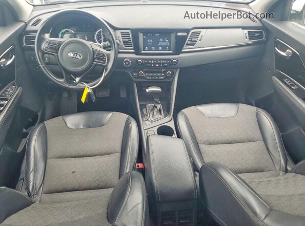 KNDCC3LC6H5048807 2017 KIA NIRO White წინა პანელის ხედი