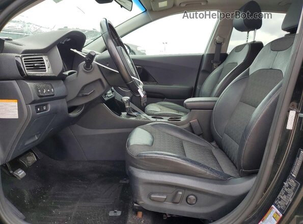 KNDCC3LC6H5081855 2017 KIA NIRO Black Вид салону спереду