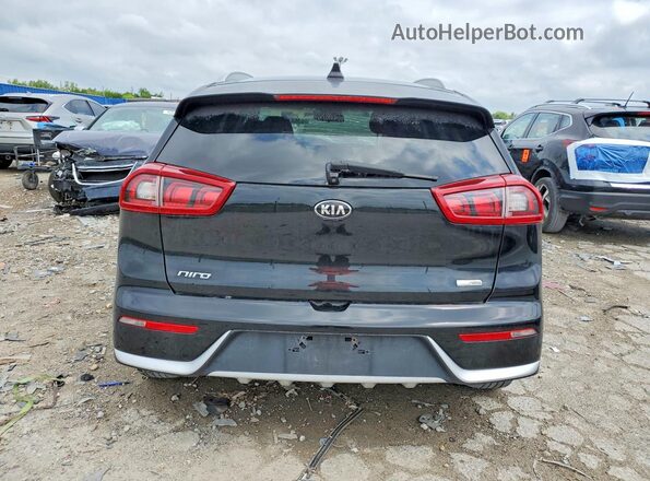 KNDCC3LC6H5081855 2017 KIA NIRO Black Вид ззаду