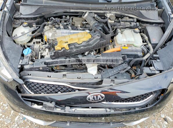 KNDCC3LC6H5081855 2017 KIA NIRO Black Вид підкапотного простору