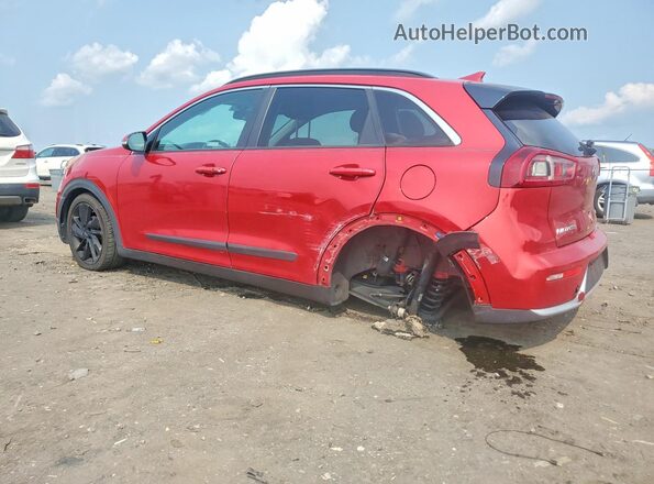 KNDCC3LC6K5237996 2019 KIA NIRO Красный Задняя левая четверть