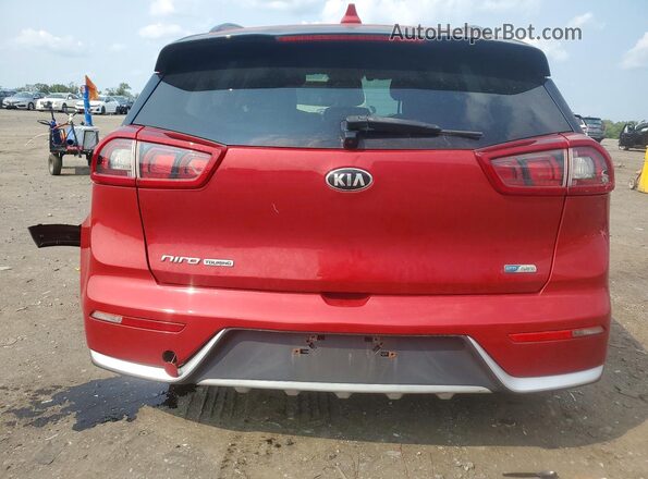 KNDCC3LC6K5237996 2019 KIA NIRO Красный Вид сзади