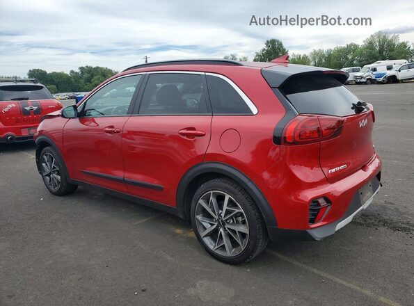 KNDCC3LC6N5495035 2022 KIA NIRO Красный Задняя левая четверть