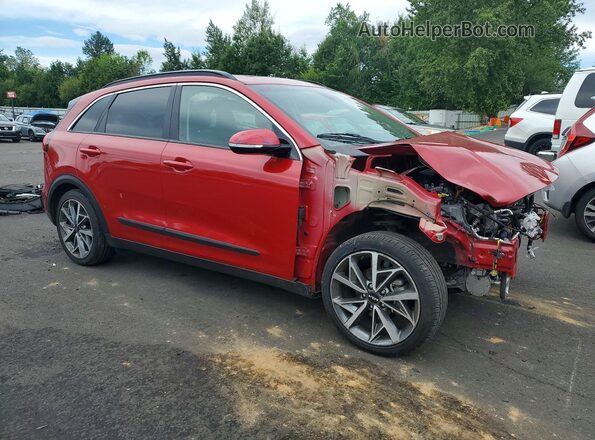 KNDCC3LC6N5495035 2022 KIA NIRO Красный Передняя правая четверть