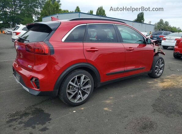 KNDCC3LC6N5495035 2022 KIA NIRO Красный Задняя правая четверть