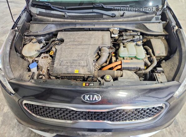 KNDCC3LC7H5067155 2017 KIA NIRO Black Սալոնի հետևի տեսք