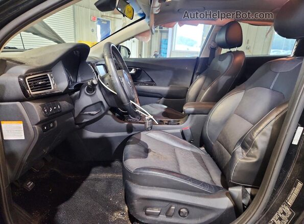 KNDCC3LC7H5067155 2017 KIA NIRO Black Սալոնի դիմացի տեսք