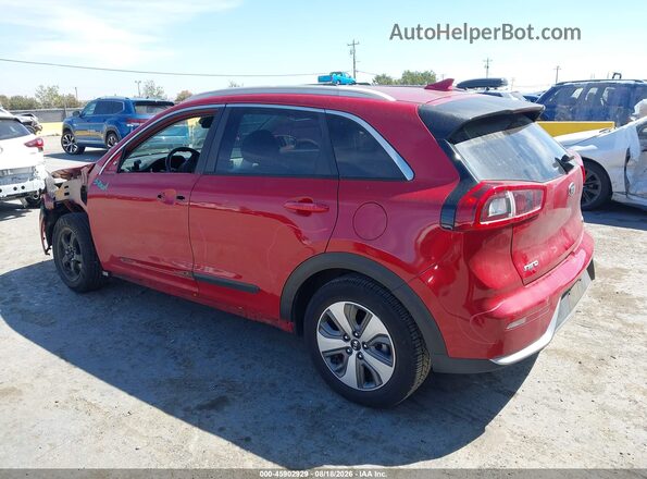 KNDCC3LC7H5079399 2017 KIA NIRO Red უკანა მარცხენა
