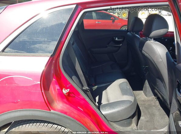 KNDCC3LC7H5079399 2017 KIA NIRO Red VIN კოდის სტიკერის ხედი
