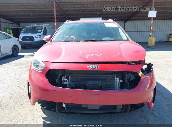 KNDCC3LC7H5079399 2017 KIA NIRO Red უკანა სალონის ხედი