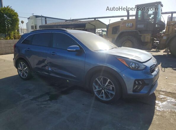 KNDCC3LC7N5546929 2022 KIA NIRO Blue წინა მარჯვენა