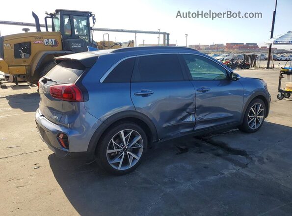 KNDCC3LC7N5546929 2022 KIA NIRO Blue უკანა მარჯვენა