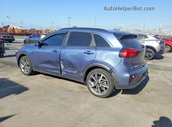 KNDCC3LC7N5546929 2022 KIA NIRO Blue უკანა მარცხენა