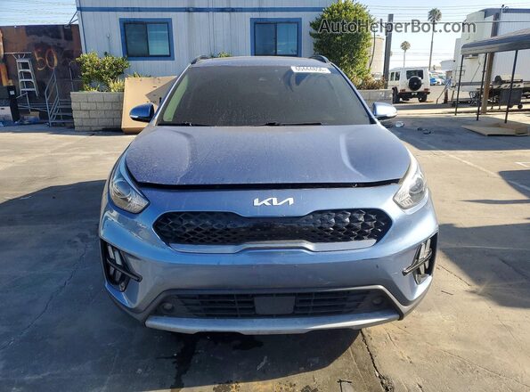 KNDCC3LC7N5546929 2022 KIA NIRO Blue წინა ხედი