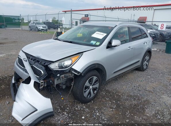 KNDCC3LC8H5064443 2017 KIA NIRO Серебряный Передняя левая четверть
