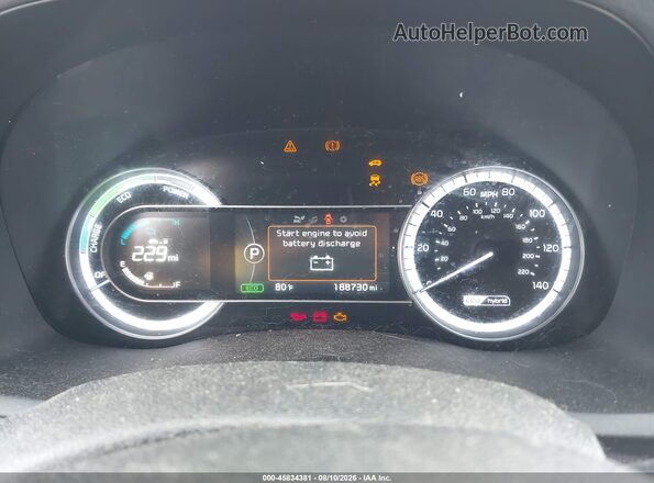 KNDCC3LC8H5064443 2017 KIA NIRO Серебряный Вид задних сидений