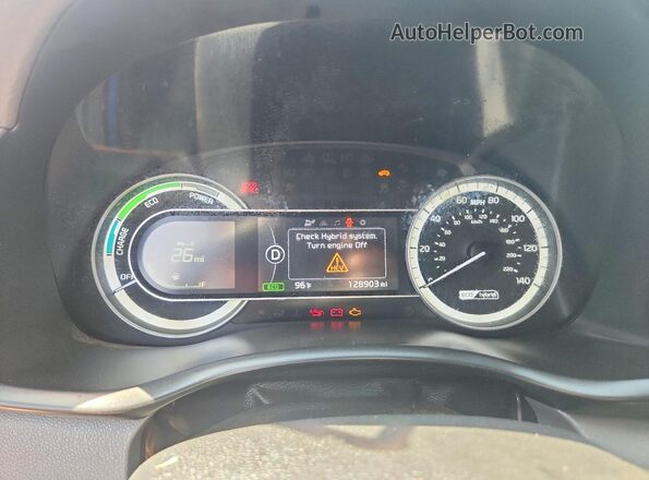 KNDCC3LC8K5240320 2019 KIA NIRO Black Вид задніх сидінь