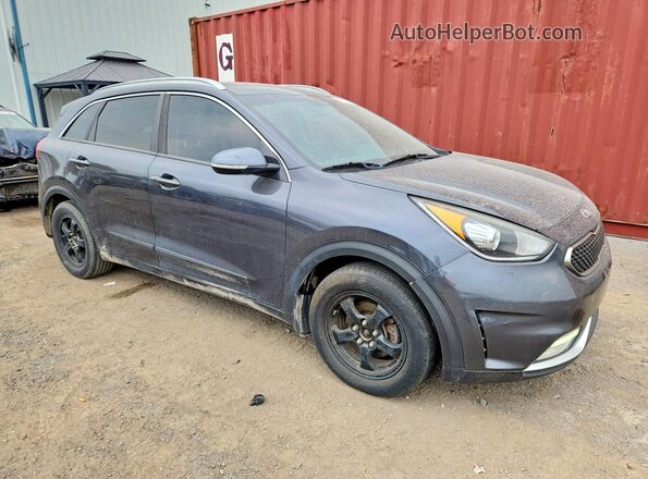 KNDCC3LCXJ5156949 2018 KIA NIRO Charcoal Передня права чверть